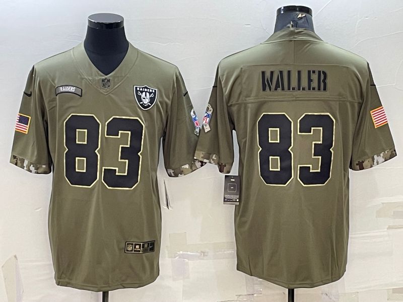 Men Oakland Raiders #83 Waller Green 2022 Vapor Untouchable Limited Nike NFL Jersey